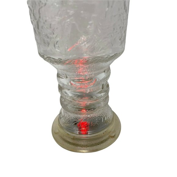 Lord of The Rings Arwen Elf Glass Goblet Lighted Base  [5B] - Picture 4 of 12